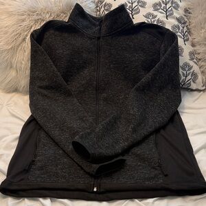 Beverly Hills Polo Club Men's Charcoal Black Full-Zip Utility Jacket